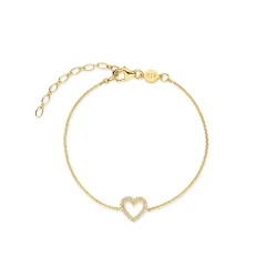 FJF JEWELLERY Armband - Classic Heart Pavé - FJF0050026YWH