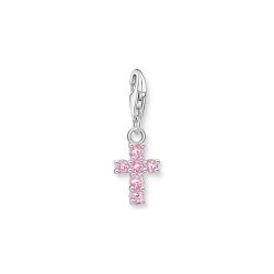 Thomas Sabo Charm - Charmista - pinkes Kreuz - 2032-051-9
