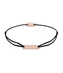 Momentoss Filo Armband - Textil - Schwarz - Rosé - Eckig - 21200063