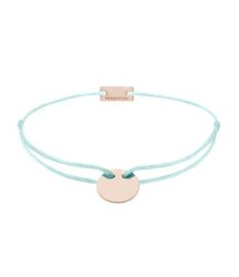 Momentoss Filo Armband - Textil - Türkis - Roségold - 21200070