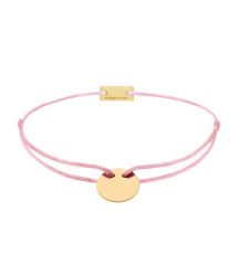 Momentoss Filo Armband - Textil - Rosa, dunkel - Gold - 21200025