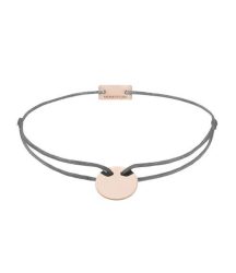 Momentoss Filo Armband - Textil - Dunkelgrau - Rosé - 21200031
