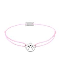Momentoss Filo Armband - Textil - Babyrosa - rhodiniert - Engel - 21200629