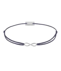 Momentoss Filo Armband - Textil - Blau Grau - Silber - 21201728