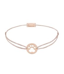 Momentoss Filo Armband - Textil - Beige - Pfote rosevergoldet - 21202798