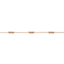 Auranto Fußkette / Fußband - Silberfußkettchen rose - M251035