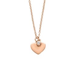 Auranto Collier - Silbercollier Herz ros - M262085