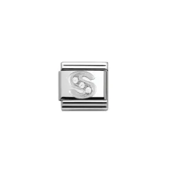 Nomination Classic - SilverShine Buchstabe S mit Zirkonia - 330301/19