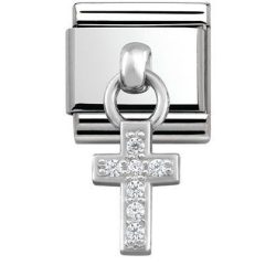Nomination Anhänger - Composable Classic - Silber, Zirkonia - Kreuz - 331800/04