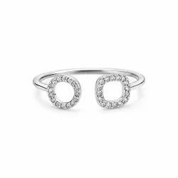 Palido Ring - Palido Ring 585 Gold weiß mit Brillant - 344.8648/56