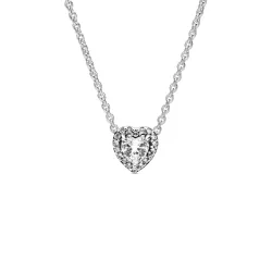 Pandora, Pandora Halskette - Erhabenes Herz - 398425C01-45