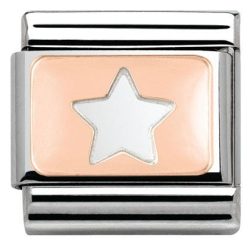 Nomination Classic - Composable Classic - 9k Rosegold - Negativ Stern- 430101/09