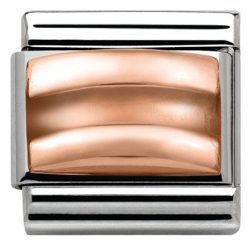 Nomination Anhänger - Composable Classic - 9k Rosegold, Edelstahl - Binario - 430102/06