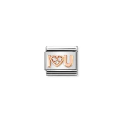 Nomination Classic - COMPOSABLE CLASSIC I HEART YOU - 430305/36