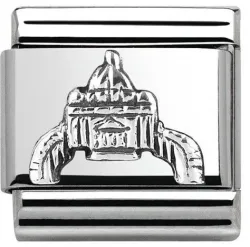 Nomination Classic - Around The World - Edelstahl Silber - Peterplatz - 330105/15