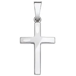 Schneider Basic Anhänger - Kreuz ? Weißgold ? K14