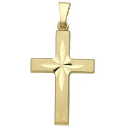 Schneider Basic Anhänger - Kreuz ? Gold - K01