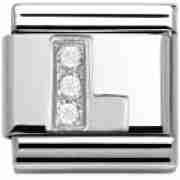 Nomination Classic - SilverShine Buchstabe L mit Zirkonia - 330301/12