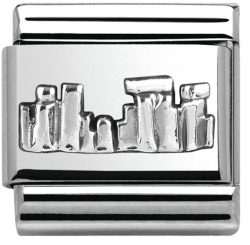 Nomination Classic - Around The World - Edelstahl Silber - Stonehenge - 330105/30