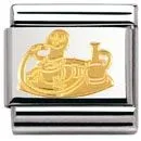 Nomination Classic - FANTASIA Edelstahl und 18-K-Gold (Raupe)