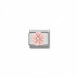 Nomination Charm - Blume und rosa Koralle - 430510/03