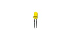 Superhelle 5 mm LED, Gelb, 2.100 mcd, 10er-Pack