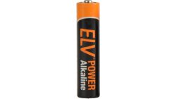 ELV POWER Alkaline Batterie Micro AAA, einzeln