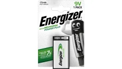 Energizer 9 V Wiederaufladbare Batterien Power Plus 6HR61 175 mAh NiMH