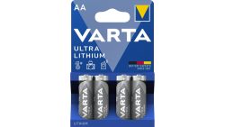 VARTA Batterie Lithium AA,1,5V 6106301404 2900 mAh 4 St&uuml;ck