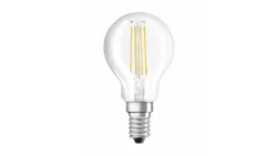 OSRAM HOMELIGHTING 4058075436527 LED EEK E (A - G) E14 Glühlampenform 4 W = 40 W Warmweiß (Ø x H) 45 mm x 78 mm Filament