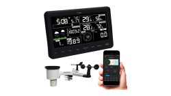 Ventus WLAN-Wetterstation W830, inkl. Solar-Funk-Kombisensor (868 MHz), 17,4-cm-LC-Display (6,85