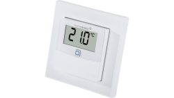 Homematic IP Wired Smart Home Temperatur- und Luftfeuchtigkeitssensor mit Display ? innen, HmIPW-STHD