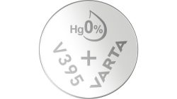 VARTA Silberoxid-Knopfzelle V395/SR57, 1,55 V, 38 mAh