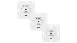 Homematic IP Smart Home 3er-Set Dimmaktor HmIP-BDT für Markenschalter - Phasenabschnitt