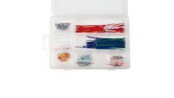 Velleman WJW351 Steckbrücken-Set Rot, Orange, Gelb, Grün, Blau, Grau, Weiß