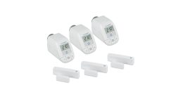 Homematic IP Smart Home 3er-Set Easy Connect- Heizkörperthermostat und Fenster- und Türkontakt