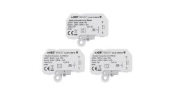 Homematic IP Smart Home 3er-Set Schalt-Mess-Aktor, 16 A, Unterputz