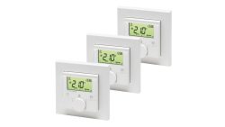 Homematic 3er-Set Funk-Wandthermostat HM-TC-IT-WM-W-EU für Smart Home / Hausautomation