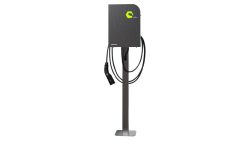 Renz Wallbox POWER2CAR STEEL, 3,7 - 11 kW, 5-m-Kabel, förderfähig