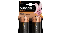 Duracell - Plus, Alkaline-Bat.,2Stk, D(LR20)