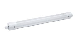 ENOVALITE LED Feuchtraumleuchte PRO 18W 4000K Neutralweiß Wannenleuchte Fast Connector Durchschleifbar 65cm IP65 Weiß