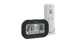 TFA Dostmann Funk-Thermometer COOL@HOME Funk-Thermometer digital Schwarz 30.3046.01