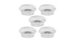 Homematic IP Smart Home 5er-Set Rauchwarnmelder mit Q-Label, HmIP-SWSD-2
