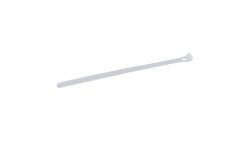 REV Ritter wiederverschließbare Kabelbinder, Kunststoff,200 x 7,6 mm, 25 Stück, Weiß