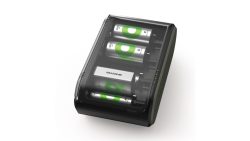 GP Batteries - USB-Modell Ladegerät (für AA, AAA, C, D, 9V Akkus), Multicolor, One Size