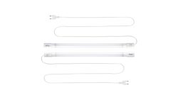 LEDVANCE 2er-Set 19-W-LED-Leuchte TubeKit 1200, 3000 K, 1,8-m-Zuleitung und An-/Aus-Schalter, 120 cm
