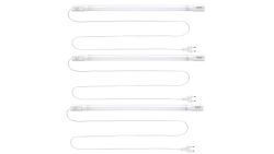 LEDVANCE 3er-Set 19-W-LED-Leuchte TubeKit 1200, 3000 K, 1,8-m-Zuleitung und An-/Aus-Schalter, 120 cm