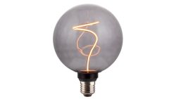 ENOVALITE LED Filament Leuchtmittel, YARN GLOBE, Amber, E27, 4.9W, 200lm, 1800K, dimmbar