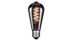 LUXULA LED Filament Leuchtmittel, SPIRAL, Pear, E27, 4W, 40lm, 1800K, dimmbar