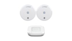 Homematic IP Smart Home Set Wassersensor mit Access Point 2 und zwei Wassersensoren